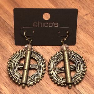 Chico’s | Reversible Drop Earrings | 2” Length